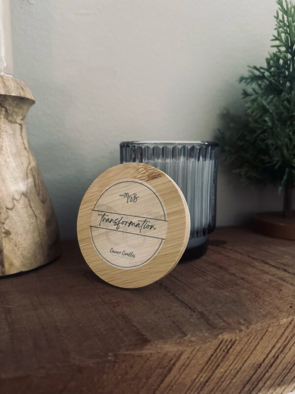 Transformation Hand Poured Soy Candle Oak Moss+Amber