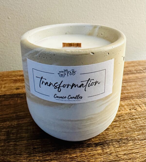 Transformation Hand Poured Soy Candle Amber