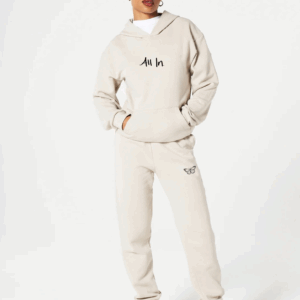 All In | Embroidered Hoodie + Jogger Set