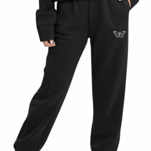 Signature Butterfly | Classic Embroidered Joggers